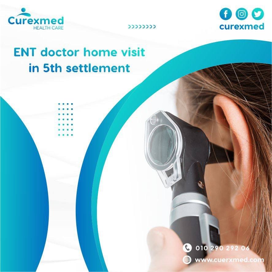 The best Otolaryngologist home visit Fifth Settlement