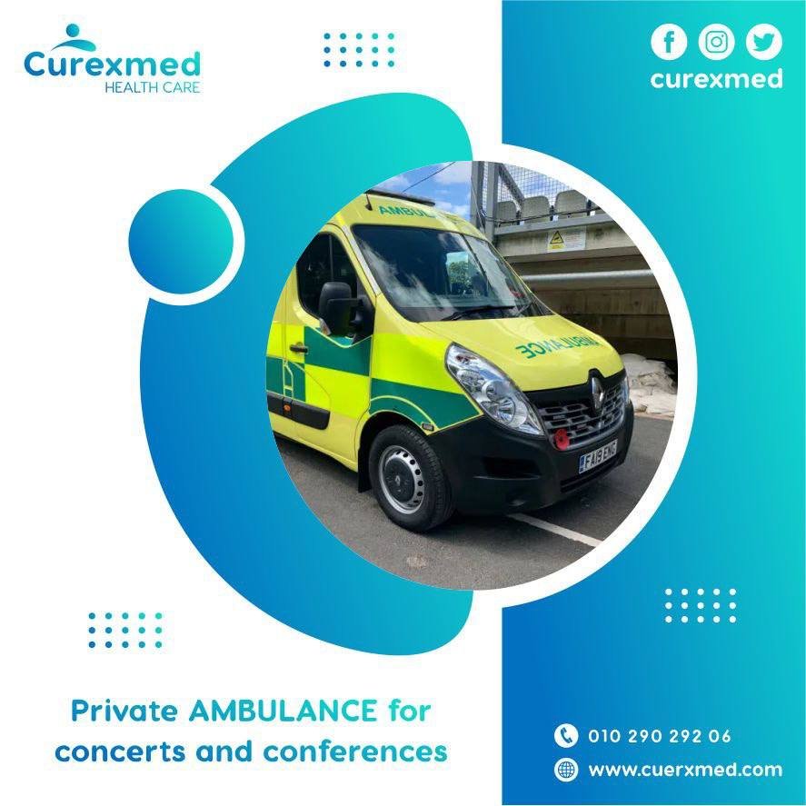 private ambulance for parties and conferences
