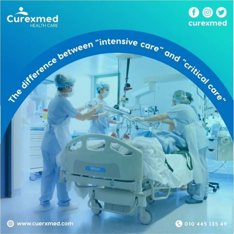 the difference between intensive care and critical care